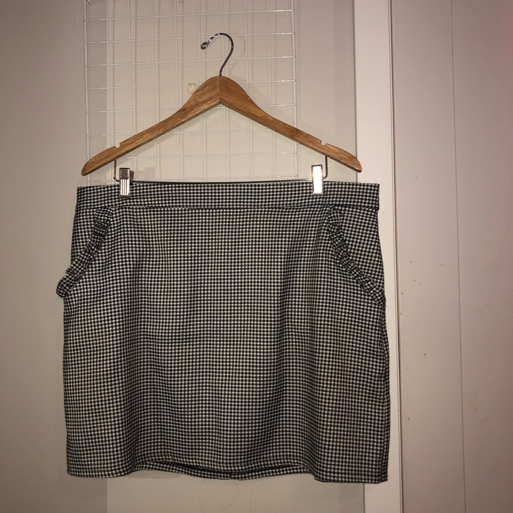 Gingham Skirt Plus Size